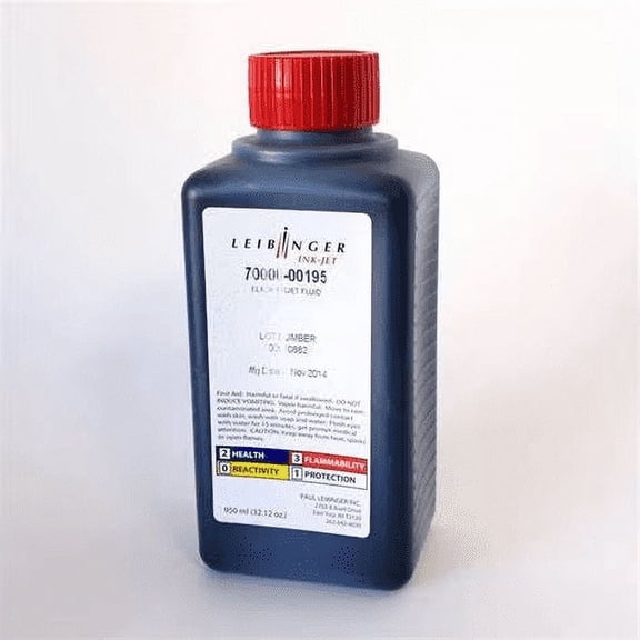 Leibinger INK 04794 77000-00030 Black Ink MEK General Purpose Ink with RFID Chip 1L Original