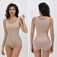 thumbnail image 6 of Chuancc Body Shaper Plus Size Corset For Women Tummy Post Body Shaper Butt Shapers Women's Bodysuit Girdles Full Body Shapewear For Women Beige L, 6 of 7
