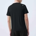 thumbnail image 6 of Men's Stretchy Athletic Quickly Dry T Shirts Crewneck Moisture Wicking Short Sleeve Workout Running Shirts Mens Solid Round Neck Lightweight Breathable Outdoor Gym Climbing Hiking Tee Tops, 6 of 6