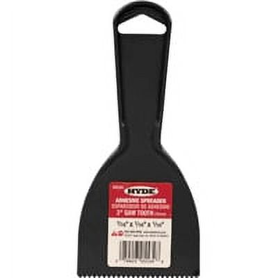 HYDE 05534 Adhesive Spreader, 3 in W Blade 20 Pack