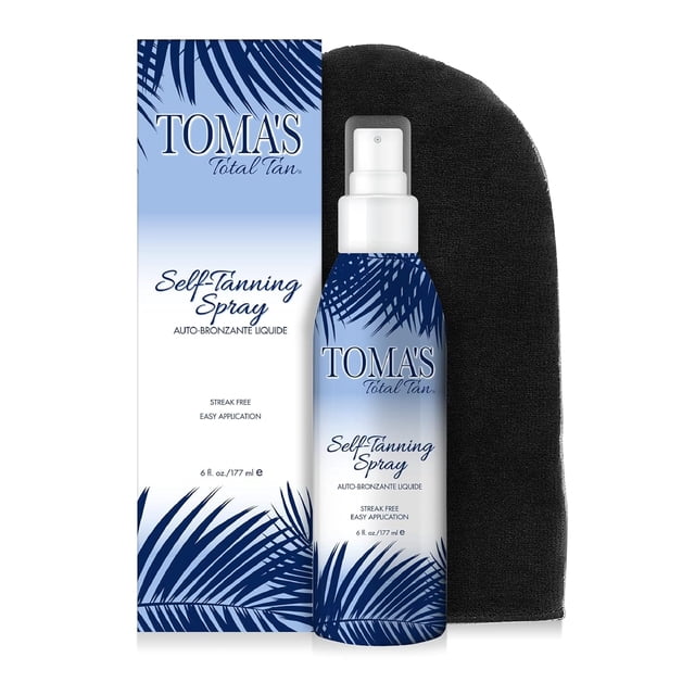 Spray líquido Sunless Tanner Toma's Total Tan, 180 ml