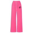 thumbnail image 6 of Htrmlpk Girls Sweatpants Drawstring Baggy Straight Leg Jogging Pants Athletic Slacks Workout Running Joggers Trousers with Pockets, 6 of 6