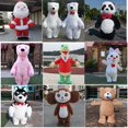 thumbnail image 2 of Disfraz inflable de mascota oso polar para cosplay, 2 m/2,6 m/3 m, muñeco de peluche gigante, panda para cosplay, 2 of 5