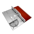 thumbnail image 1 of Aluminium Router Table Insert Plate Electric Wood Milling Flip Board W/ Miter Gauge Tenon Gauge Guide Set Table Saw Woodworking ,Easy to Use, 1 of 6