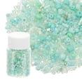 thumbnail image 1 of Uxcell 1200-Pack Mezcla de Cuentas de Semilla de Vidrio, Cuentas de Bugle de Vidrio Mini de 1-4mm/0.04-0.16 Pulgadas para DIY Aretes/ Collares/Pulseras/ Fabricación de Joyería [Verde Claro], 1 of 6