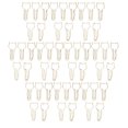 thumbnail image 2 of Pen Clips, Compact Multipurpose Electroplating Pen Holder 50pcs Strong Clamping Force Cute Cat Shape  for Pictures for Journals, 2 of 8