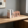 thumbnail image 4 of Bcylexb Desktop File Holders with 4 Slots, Vertical Document Organizer with Wide Sturdy Base Office Desk Book Stand for Sorting Magazines Papers Files, 4 of 6