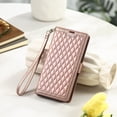 thumbnail image 2 of Allytechgroup Flip Wallet Case for Galaxy S22 Ultra, with Crossbody Shoulder Strap & Lanyard Cards Holder Stand Stylish Cover for Galaxy S22 Ultra, Rosegold, 2 of 12