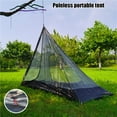 thumbnail image 2 of CAROOTU Tente Portable Sans Tige Légère Multifonctionnelle Extérieure Demi-Maille Adaptée pour Camping Randonnée Pique-Nique, 2 of 6