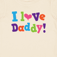 thumbnail image 4 of Inktastic I Love Daddy Girls Girls Baby T-Shirt, 4 of 5