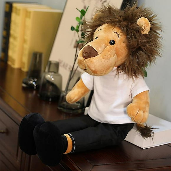 90cm The Kings Eternal Monarch Big Minomi Lion Stuffed Plush Toy Animal The Lee Minho Long-legged King Doll Gifts For Girls,white