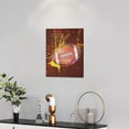 thumbnail image 2 of Motivational Football Wall Art Football Posters Pictures Wall Decor Inspirational Canvas Painting Print Framed Artwork Modern Home Decorations for Boy''s Men Room Bedroom Living Room Office 12"x16", 2 of 6