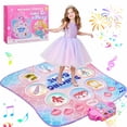 thumbnail image 1 of Alfombra de Baile Exclusiva Gleamkid 2025 Sirena para Niñas de 3 a 12 Años, 1 of 9
