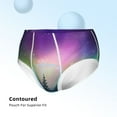 Xecao Northern Lights Print Toddler Boys' Underwear, Organic Cotton, TagFree Comfort Briefs