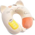 thumbnail image 1 of 1 pcs Kid\'s Cat Travel Pillow, Memory Foam, for Airplanes, Car Rides, Train Commutes (11.8 x 11.8 x 3.9 in), 1 of 4