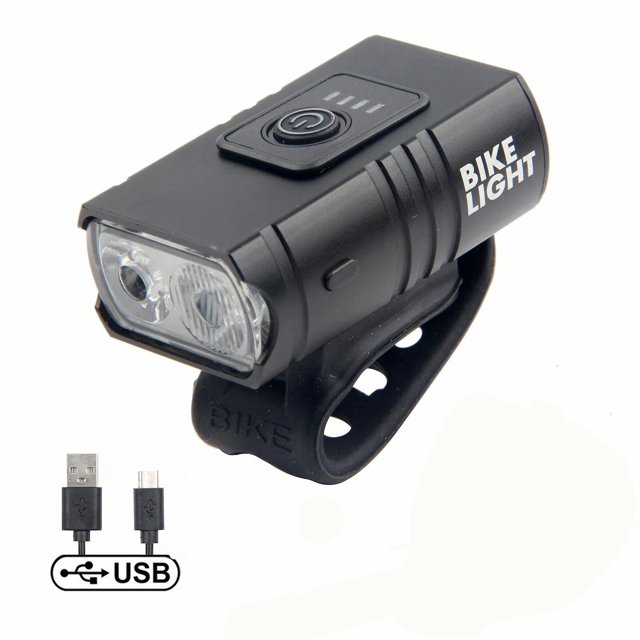 Luz LED delantera mejorada para bicicleta con control para conducción nocturna, luces delanteras y traseras para bicicleta, luces recargables USB para bicicleta delanteras y traseras, 85 Wide Bea