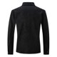thumbnail image 4 of Blusa y camisa de manga larga con cuello vuelto para hombre, de gamuza, con solapa, botones y bolsillo, informal, de manga larga, sin capucha, para hombre, 4 of 8