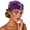 Purple, variant on NinXxx Elegant Rhinestone Tassel Beret Hat for Soft Knit Casual Cap White