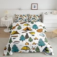 thumbnail image 1 of Erosebridal Happy Camping Bedding Full Comforter Set, RV Camper Down Comforter, Cartoon Camp Decor, Ultra Soft 3 Pieces, 1 of 7