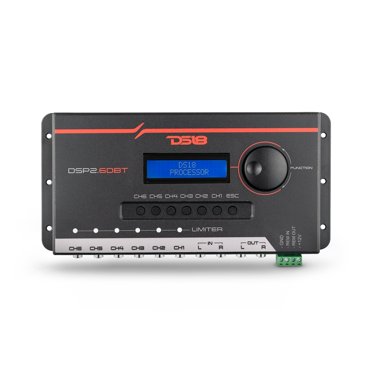 DS18 DSP4.8BTM 4 Ch Digital Sound Processor Bluetooth Crossover Equalizer