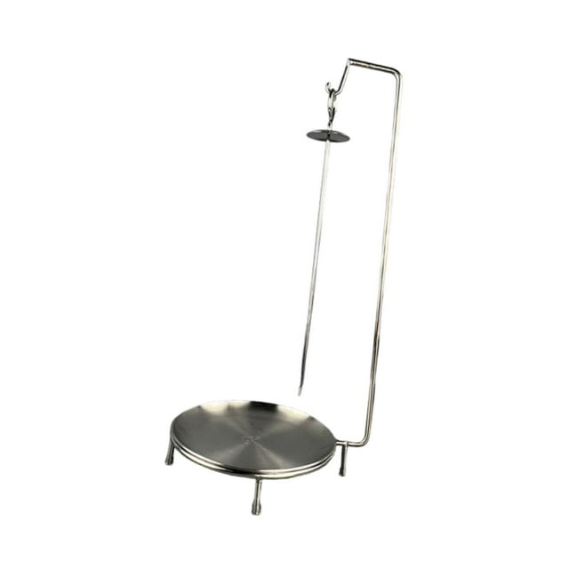 Soporte vertical para parrilla DYNWAVEMX con bandeja de goteo rejilla para barbacoa percha para kebab