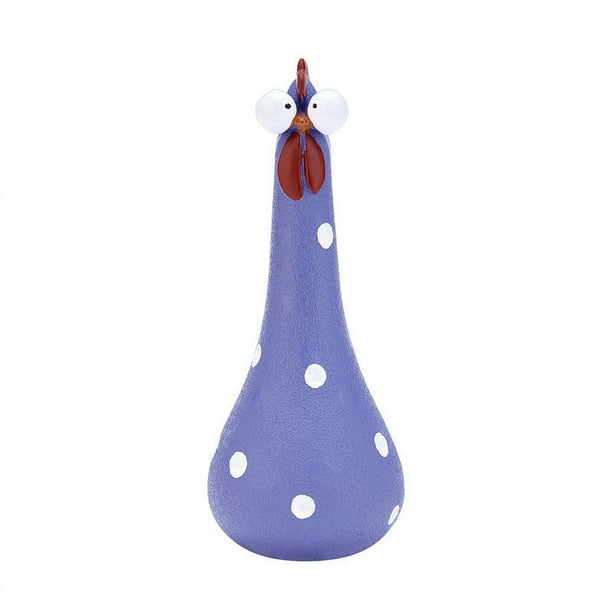 Ganfancp Silly Chicken Decor Silly Concrete Chickens Resin Rooster Statues Decoration Ofertas Flash Liquidación 1X Decoración
