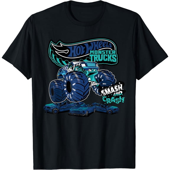 Hot Wheels Monster Trucks Smash And Crash Unisex S-5XL T-Shirt