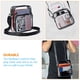 thumbnail image 5 of GOOHOCHY Bolso transparente de PVC femenino bolso de hombro simple liviano bolso de cinturón de cuerpo, 5 of 8