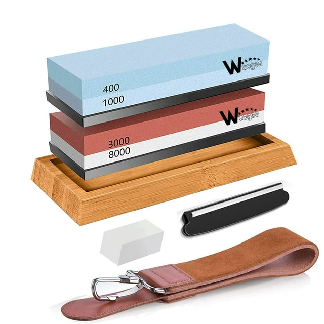 Kit de piedras para afilar cuchillos con grano 400/1000 3000/8000