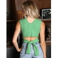 thumbnail image 3 of Doublju Women's Sleeveless Multi Way Styling Sweater Top, 3 of 3