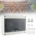 thumbnail image 4 of Outdoor Waterproof Distribution Box Surface-Mounted 1Row 8 Modules,Ip65 Fuse Box, 4 of 9
