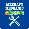 thumbnail image 4 of Inktastic Aircraft Mechanic in Training Future Occupation Boys or Girls Baby Bib, 4 of 4