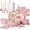 Pink, variant on Non Stick Pots and Pans Set, 21 Pcs Ceramic Kitchen Cookware Set with Detachable Handle, Nonstick Healthy Induction Cookware, Dishwasher RV Cookware Set, Oven Safe, Stackable, Sage Green