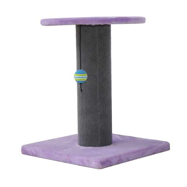 Rascador Cartujo AmuebleZ Tipo Poste Color Morado Con Gris