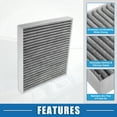 thumbnail image 3 of Filtro de aire de la cabina No.05058693AA Filtro de aire del motor para Chrysler 200 2011-2014 para Chrysler Sebring 07-10, 3 of 7