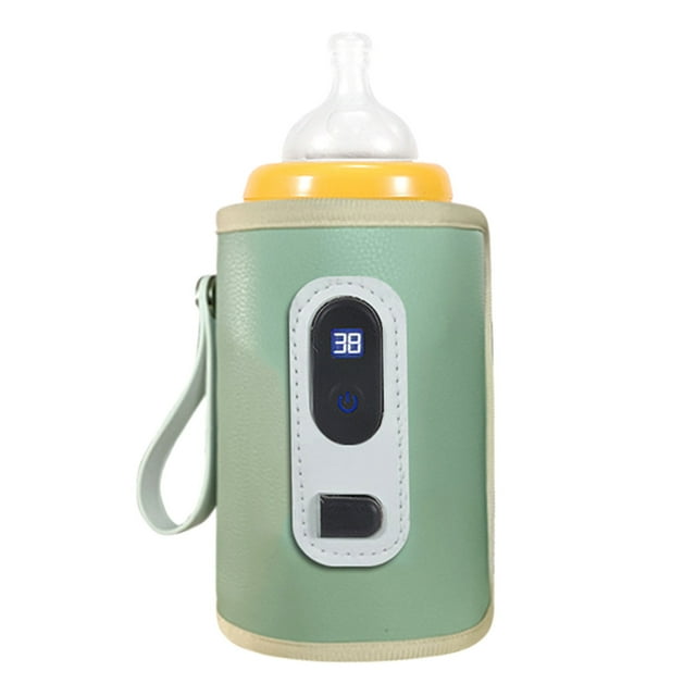 Calentador de biberones pantalla LCD Calentador preciso Temperatura impermeable Calentador de biberones ajustable Portátil rápido para exteriores ANGGREK Otros