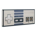 thumbnail image 2 of Stupell Industries Vintage Video Game Entertainment System Classic Controller Blue, 30 x 13, Design by Daphne Polselli, 2 of 5