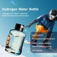 thumbnail image 4 of Hydrogen Water Bottle 50oz 1.5L Large Capacity Hydrogen Water Bottle Generator, shatterproof, Suitable for Gym, Playground and Outdoor scenarios, Hydrogen Concentration up to 1600ppb ((Grey/1500ml)), 4 of 8