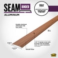 thumbnail image 3 of M-D Building Products 40136 1-1/4 In. X 36 In. Cherry Aluminum METAL DECOR® Seam Binder w/ Screw Nails, 3 of 10