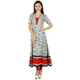 thumbnail image 4 of Bimba Women Cotton Kurta Kurti Half Sleeve Chic Style Formal Casual Tunic Blouse, 4 of 7