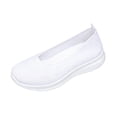 thumbnail image 2 of Women's Woven Orthopedic Breathable Shoes Comfortable Walking Sneakers with Arch Support Wide Fit Go Walk Slip on Tenis Comfy Work Slip Ins Loafers Standing All Day Soft Foam Summer Shoes Hands Free, 2 of 6