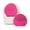 Rose red, variant on Silicone Electric Facial Cleansing Brush, Ultrasonic Vibration Face Massager for Deep Pore Cleansing, Waterproof Skin Exfoliator