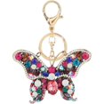 thumbnail image 1 of VEEKI Metal Butterfly Keychain Creative Keyring Pendant Sparkling Butterfly Keyring Car Key Pendant for Key Car Purse Handbag(Colorful)051001, 1 of 5
