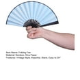 thumbnail image 4 of CSChome Handheld Fan Elegant Folding Chinese Style Hand Painting Lightweight DIY Photography Prop, 4 of 7