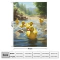 thumbnail image 4 of JEUXUS  Duck Hunting Throw Blanket Wild Animal Mallard Duck Blanket Hunting Theme Blanket Dog Hunter Blanket Wildlife Flying Duck Fuzzy Blanket Dog Rustic Farmhouse Sherpa Blanket, 4 of 6