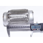 2.5 Stainless Steel Double Braided Flex Pipe 2.5 Stainless Steel Double Braided Flex Pipe