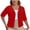 ZA-Red, variant on CFLVAEK Fall Cardigan Sweaters for Plus Size Women Casual Short Sleeve Open Front Shrugs Soft Solid Color Cropped Boleros Lightweight Cardigans Cover Ups