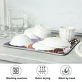 thumbnail image 7 of Yayeee Dish Drying Mat for Kitchen Counter 16"x18" Microfiber Absorbent Pad, Colorful Flowers, 7 of 7
