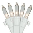 thumbnail image 4 of 2' x 8' Clear Mini Net Style Column Christmas Lights White Wire, 4 of 6
