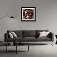 thumbnail image 3 of Stephen Chambers 20x20 Black Ornate Wood Framed With Double Matting Wall Art Titled - Skull 10, 3 of 6